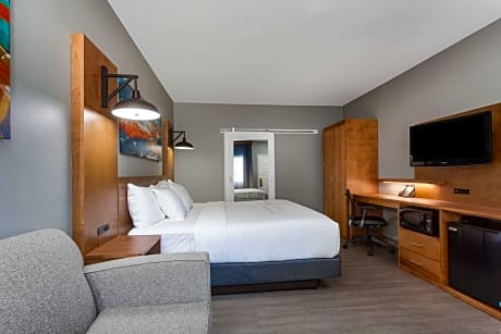 1 King Bed and 1 Sofa Bed Non-Smoking