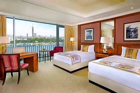 Club Guest room, 2 Doubles, Nile View