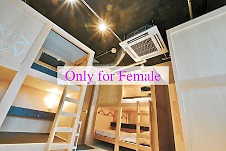 Bunk Bed in 8-Bed Female Dormitory Room