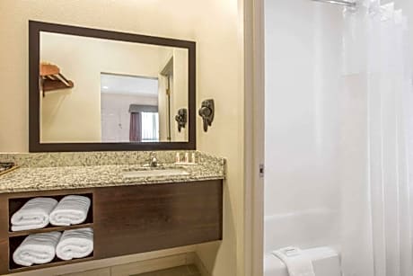 1 Queen Bed Mobility Accessible Room Non-Smoking