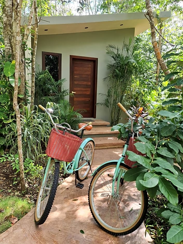 Secret Gardens Bacalar Suite 02 con alberca y bicicletas