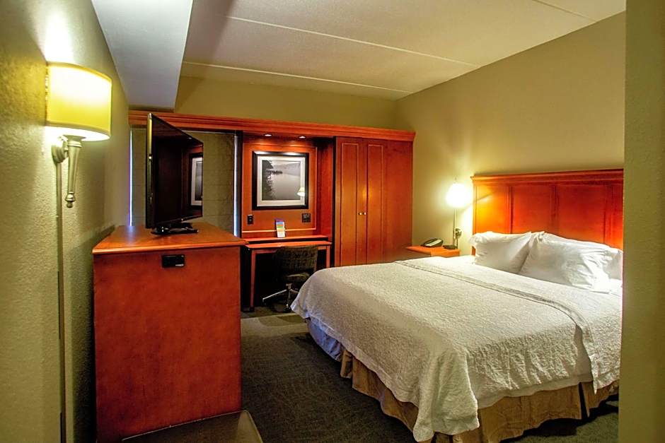 1 King Bed, Hearing/Mobility Accessible, Roll in Shower — 2 fotoğraftan 1. fotoğraf