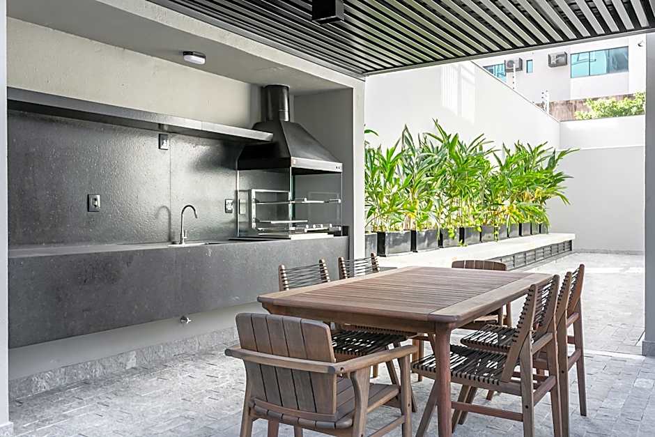 Studios Rio Branco by Viva - Prédio moderno, aptos com cama king-size no centro de Floripa