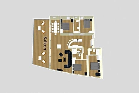 Penthouse Apartment with Terrace