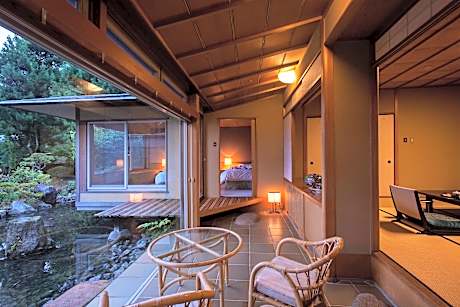 Deluxe Room with Tatami Area - New Building with Private Hot Spring Bath