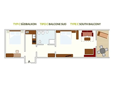Apartment with Balcony