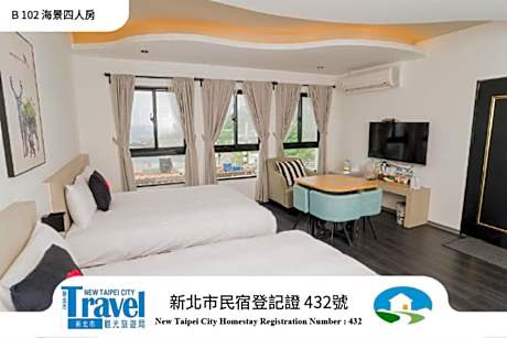Quadruple Room with Sea View