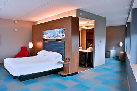 Ultra Savvy, Suite, 1 King, Sofa bed, Memorial Bell view