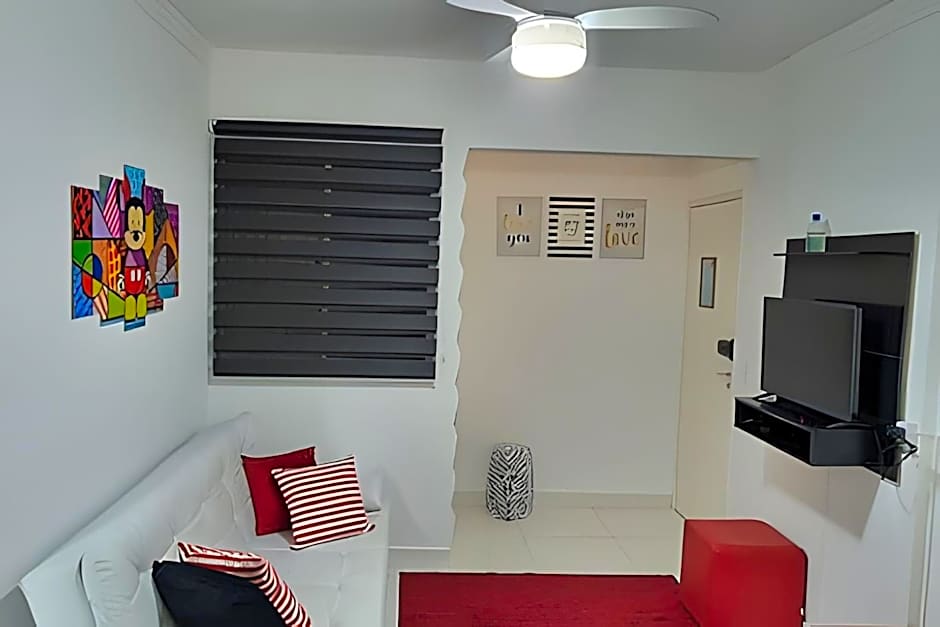 Apartamentos aconchegantes frente mar