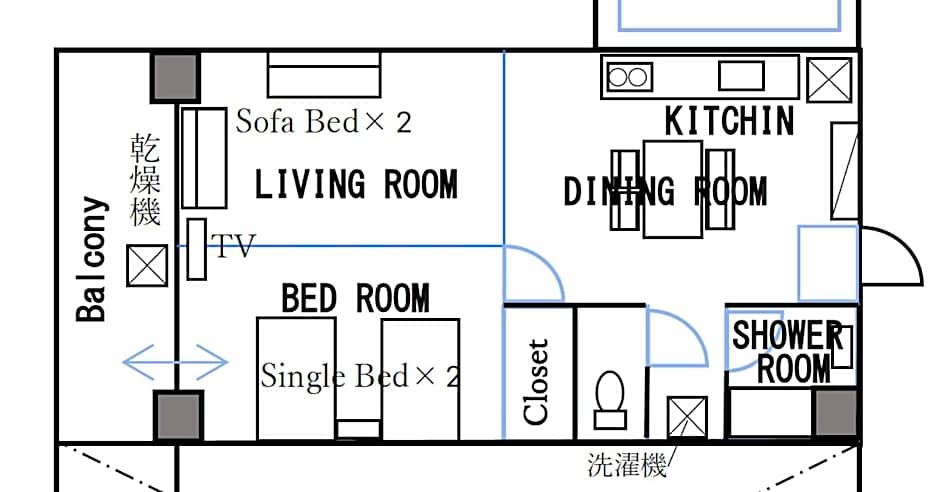 Holiday Homes TSUBOYA 301