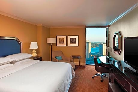 Deluxe King Room with City View - Hearing Accessible