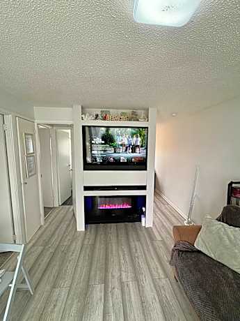 Norfolk Nest 2 bedroom chalet new media wall