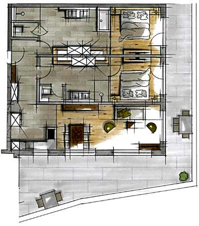 Two-Bedroom Apartment Top 2- A-VITA living