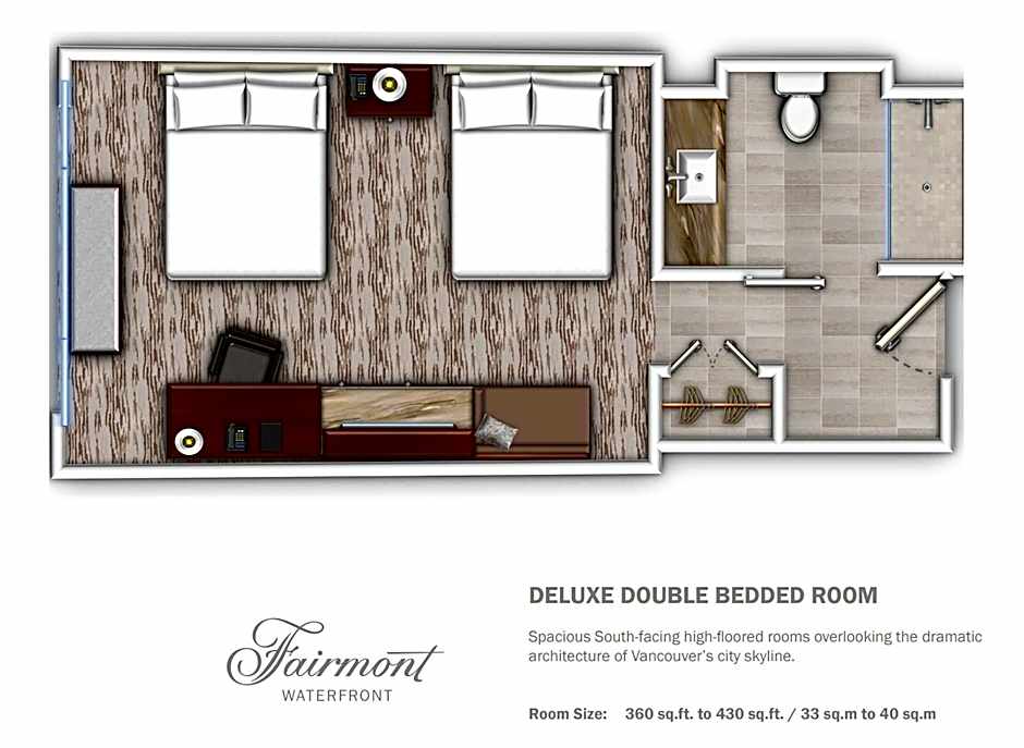 Photo 1 of 5 of Deluxe 2 Double Beds, Partial Harbor View