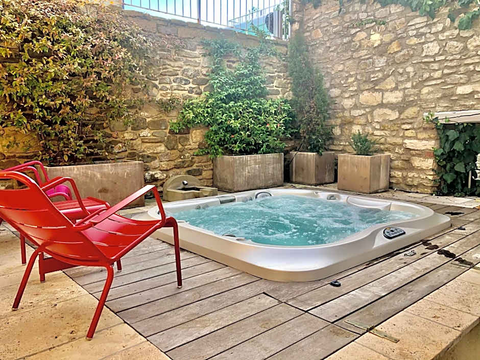 La Maison des Vendangeurs - TABLE D'HÔTES le soir du jeudi au dimanche- Jacuzzi - Balnéo SPA - ACCES PISCINE pour toutes les chambres sauf STUDIO COQUET- Piscine de mai à mi-octobre