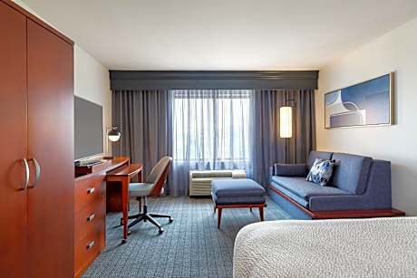 Room with One Specialty Bed and Roll-In Shower - Mobility Access/Hearing Accessible