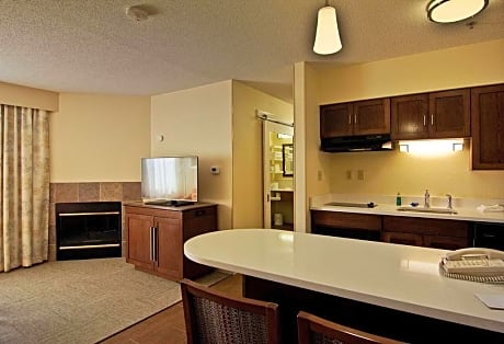 1K 1Bdrm Ste W/Fireplace-Shwr Only-Kitchen Ns