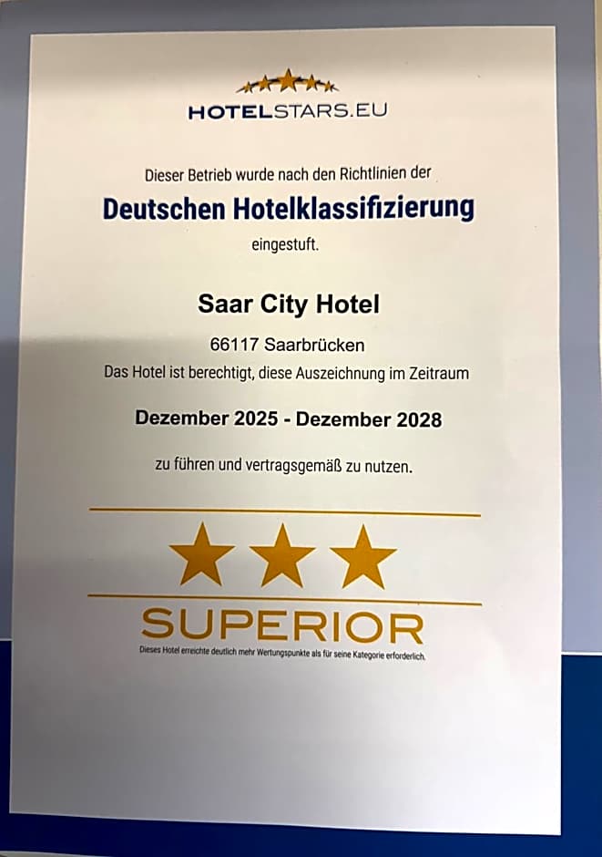 Saar City Hotel Superior