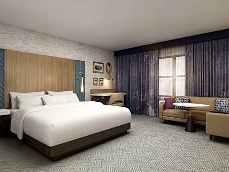 1 King Bed