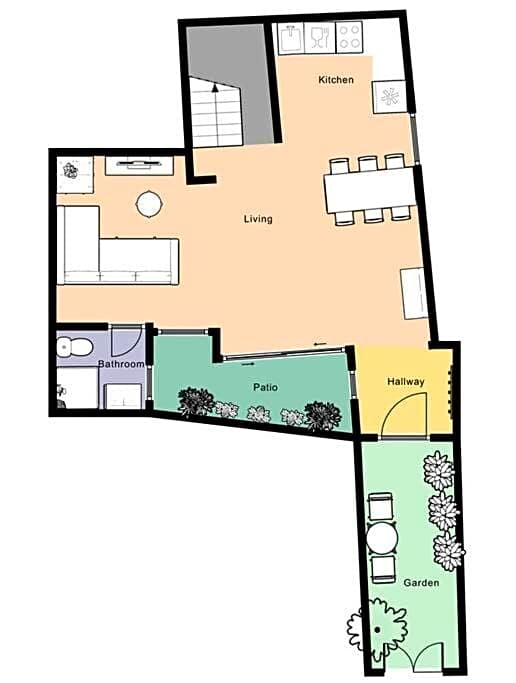 Andalusian house - Beach at 85 meters - Terrace