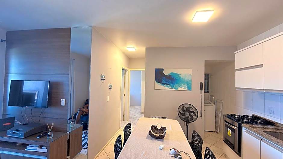 Centrinho, churrasqueira e piscina, familia, vista mar