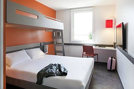 Triple Room with One Double Bed and One Bunk Bed