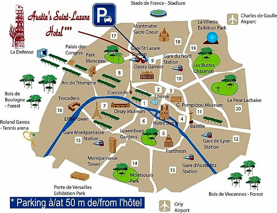 Austin'S Saint Lazare Hotel