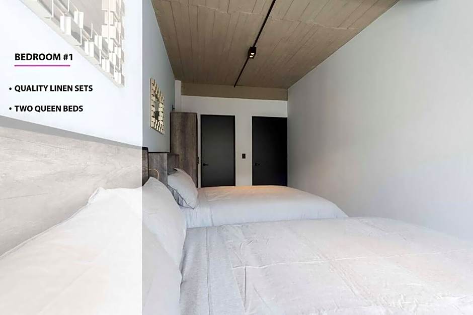 P102 Modern 3Bdrm 2bath private balcony & Rooftop