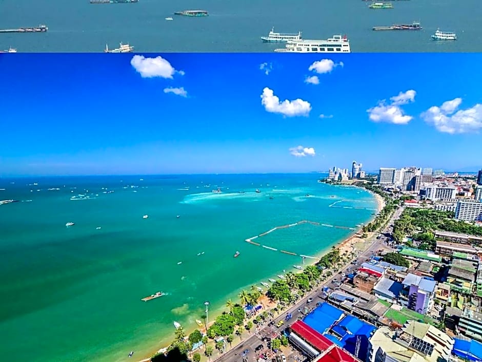 Sea View Spacious Condo At Pattaya