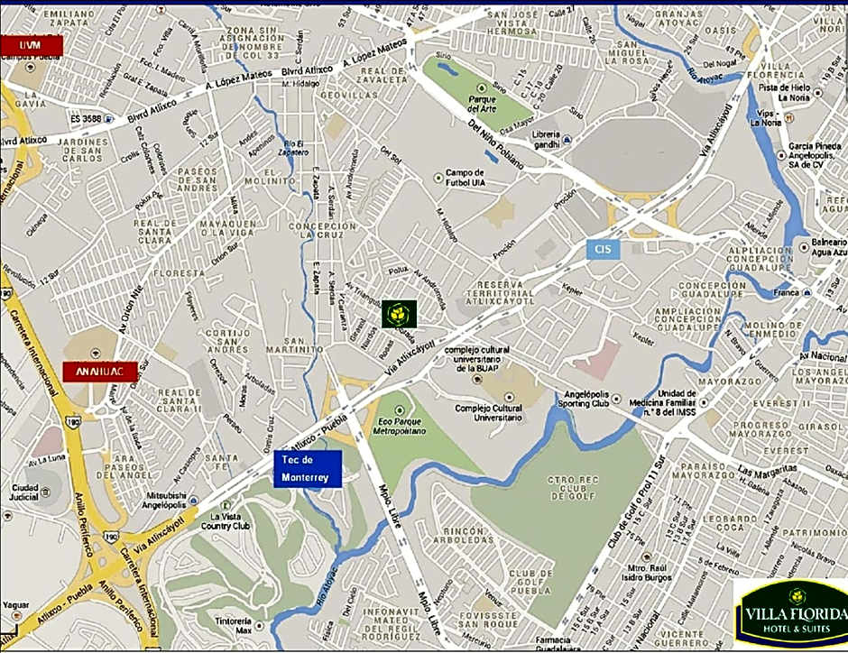 Hotel Villa Florida Puebla