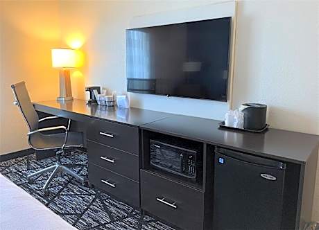 1 King Bed Non-Smoking Larger Room Sofabed Microwave Fridge Wi-Fi Continental Breakfast