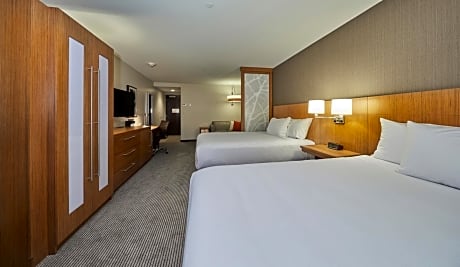 Queen Room with Two Queen Beds and Sofa Bed