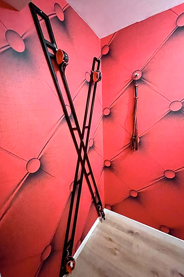 Redroom Loveroom Chambre Spa privative Insolite Thème 50 nuances de grey