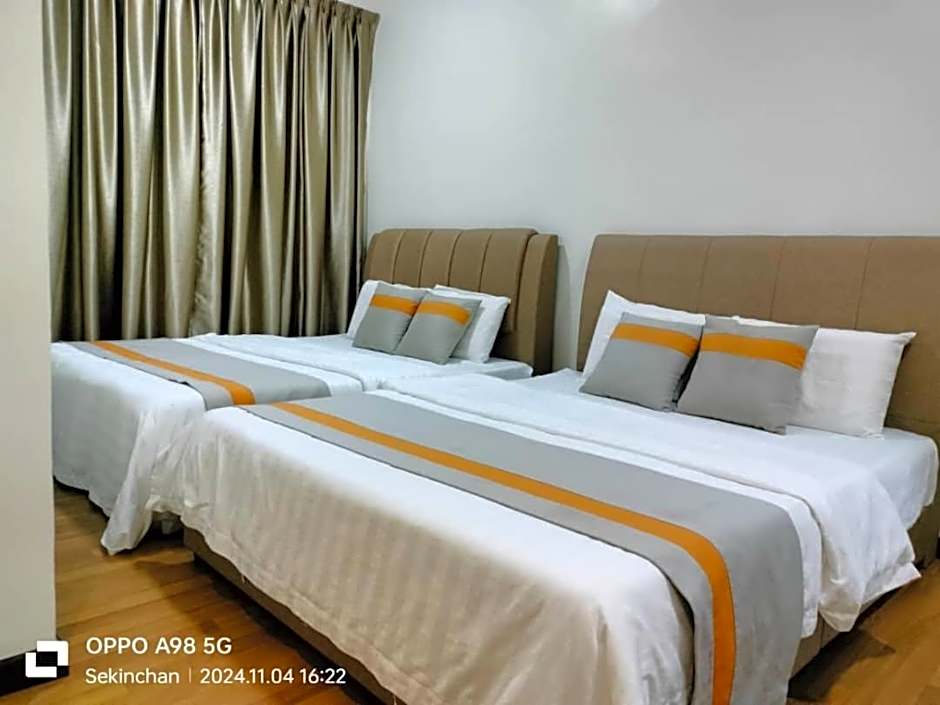 Sekinchan HighView Penthouse 15pax 5R5B 顶层公寓 看海 看稻田景