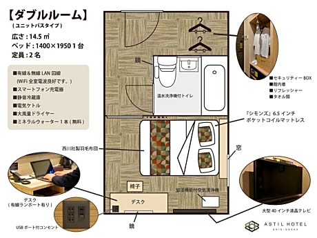 Standard Double Room - Non-Smoking