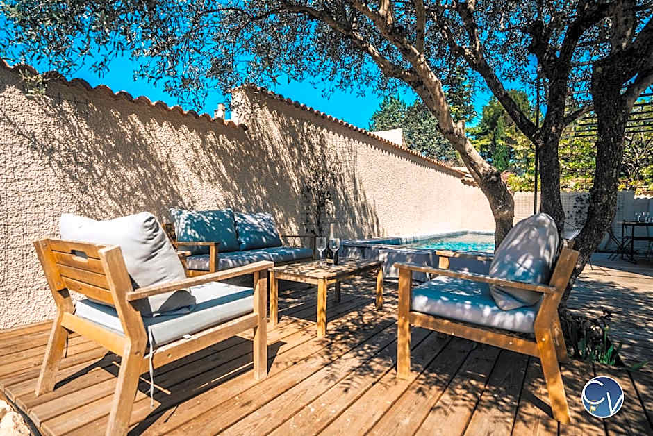 Maison de village avec piscine