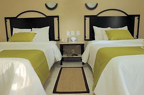 Double Room with Two Double Beds with Balcony