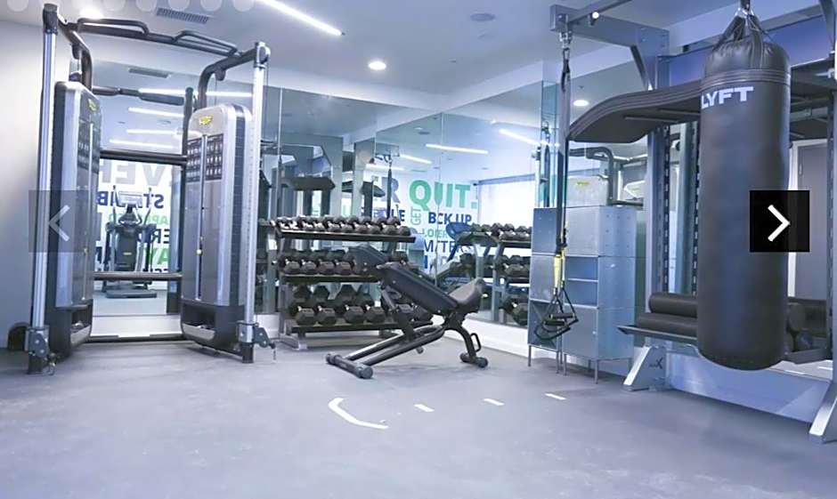 Downtown Los Angeles Skyline balcony view Modern Penthouse