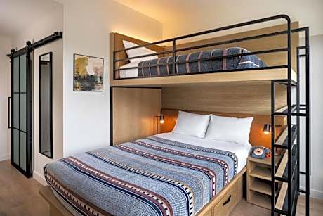 Queen Room with Lofted Twin Bed