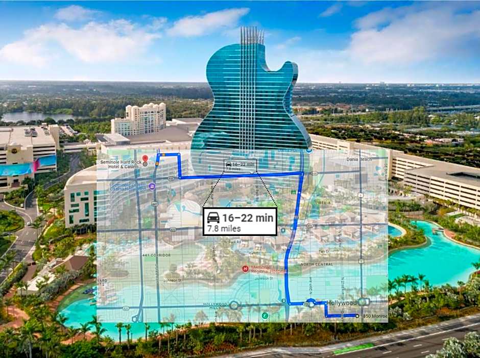 Lux 3BR City-View Retreat in Hollywood, 4th Floor