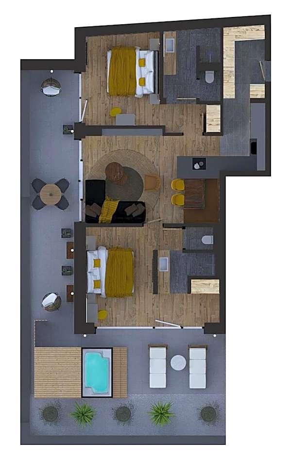 Das Goldjuwel - Luxury Apartments with private Spa