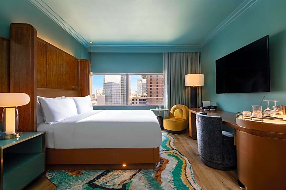 Foto 1 di 8 di 1 King Bed, Hearing/Mobility Accessible, Roll in Shower
