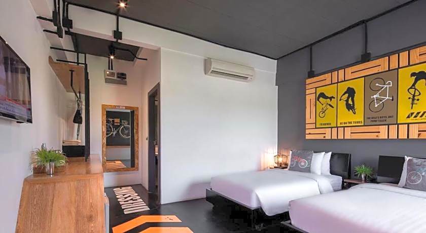 The VELO'S hotel and BMX pump track