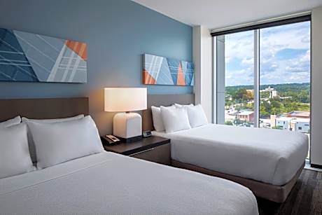 Two-Bedroom Suite One King Bed, Two Queen Beds, Sofa Bed and Kitchen