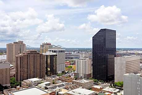 One-Bedroom Bi-Level King Suite with City View - High Floor