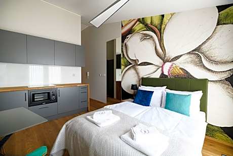 Studio with double bed