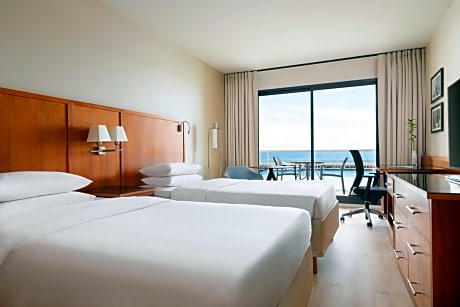 Business twin Sea View room with balcony