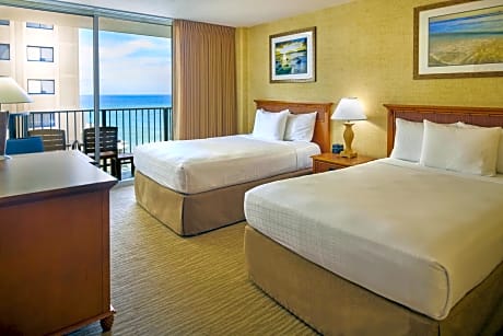 Signature Room, Partial Ocean View (2 Double Beds)
