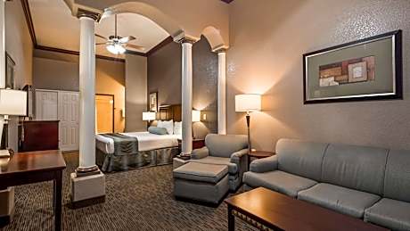 Suite - 1 King Bed, Nonsmoking, Exterior Room, Sofabed, Living Area