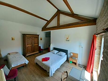 2 chambres au calme à la Maison des Bambous